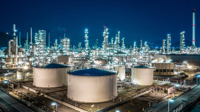 Refinery Storage Tanks